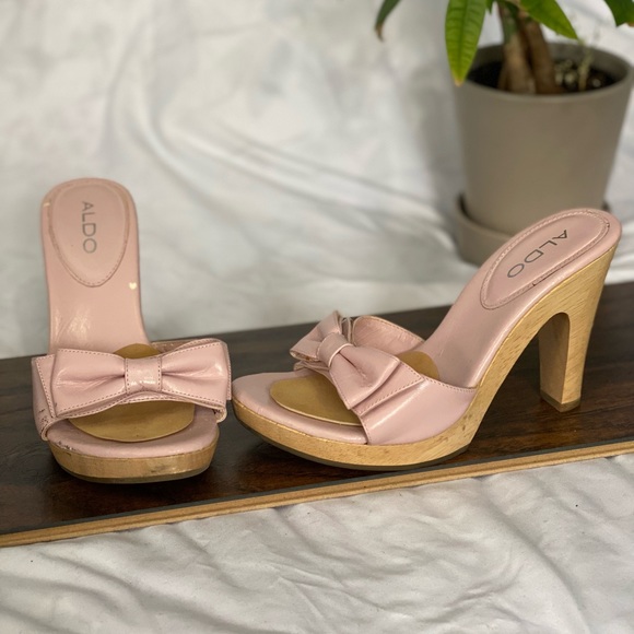 ALDO Heeled Sandals | Light Pink | Size: 6.5 - Picture 6 of 7
